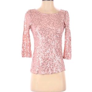 Chromatic sequined top